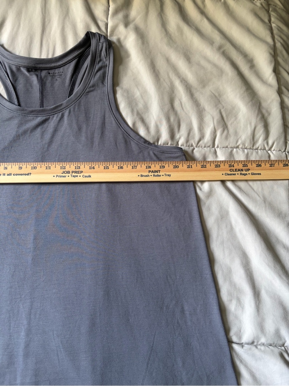 Athleta Light Slate Blue Racerback Tank - Picture 3 of 5